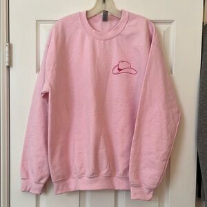 Pink Cowgirl Crewneck Sweatshirt